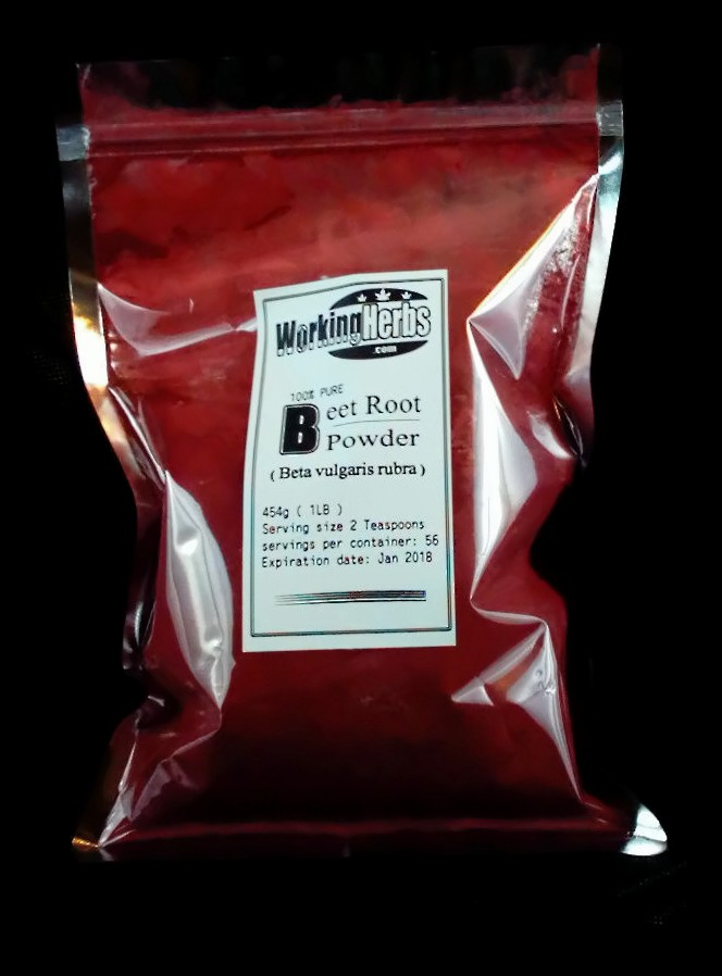 Beet Root Powder Beta vulgaris rubra 1LB pouch