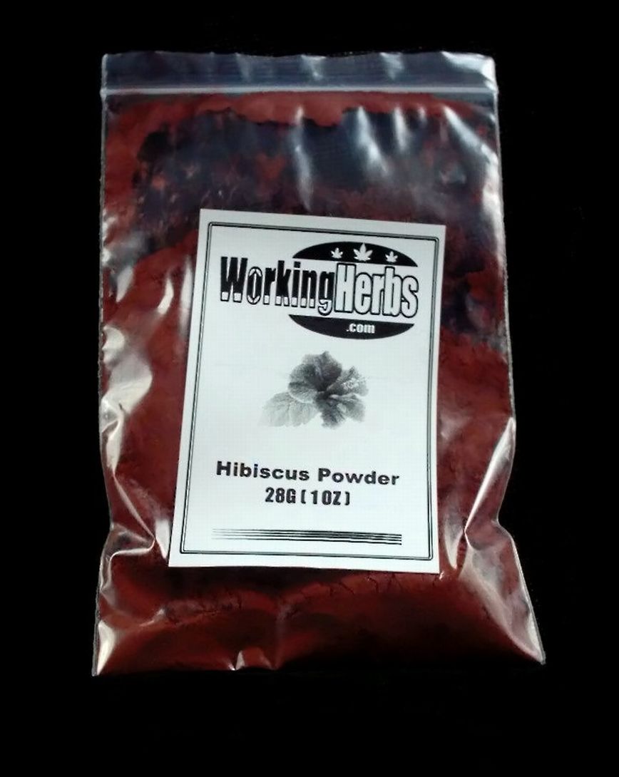Hibiscus flower powder 1OZ bag