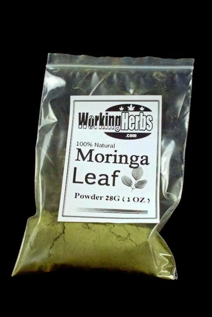 Moringa Leaf powder (Moringa oleifera) 1 oz bag