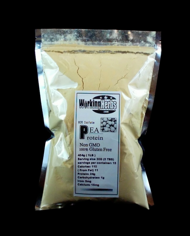 Pea Protein Non-GMO 100% Gluten Free 1LB pouch