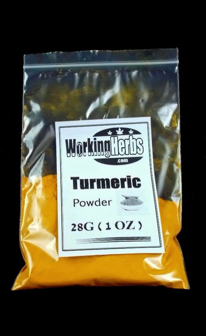Turmeric Curcuma longa powder 1oz bag
