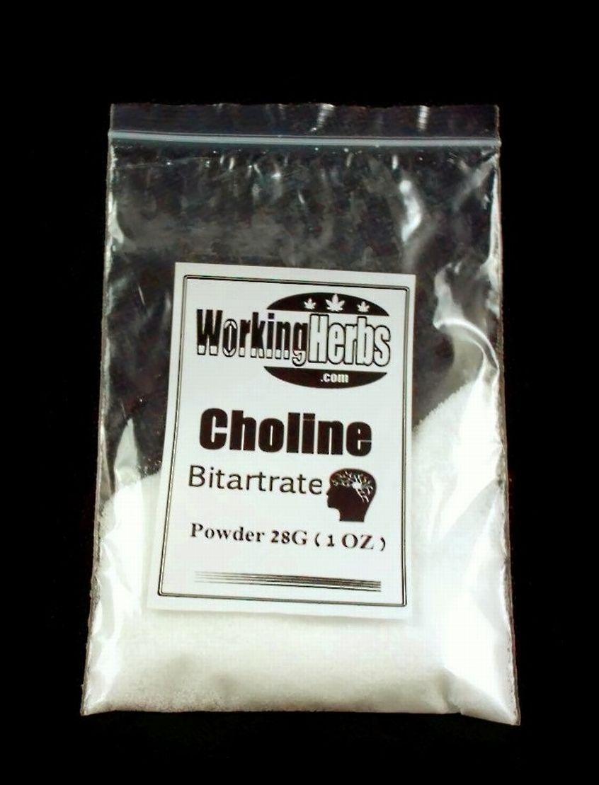 Choline Bitartrate powder 1oz bag