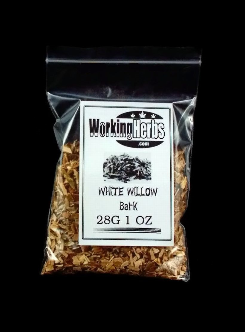 White Willow Bark Salix Alba Cut n Sifted 1oz bag